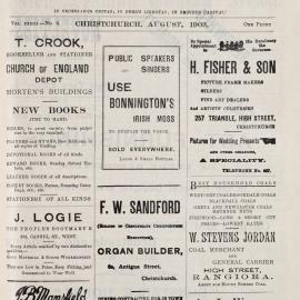 The New Zealand Church News August 1903