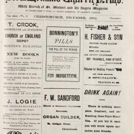 The New Zealand Church News December 1902