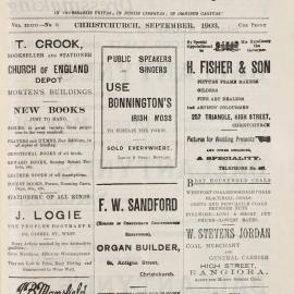 The New Zealand Church News September 1903