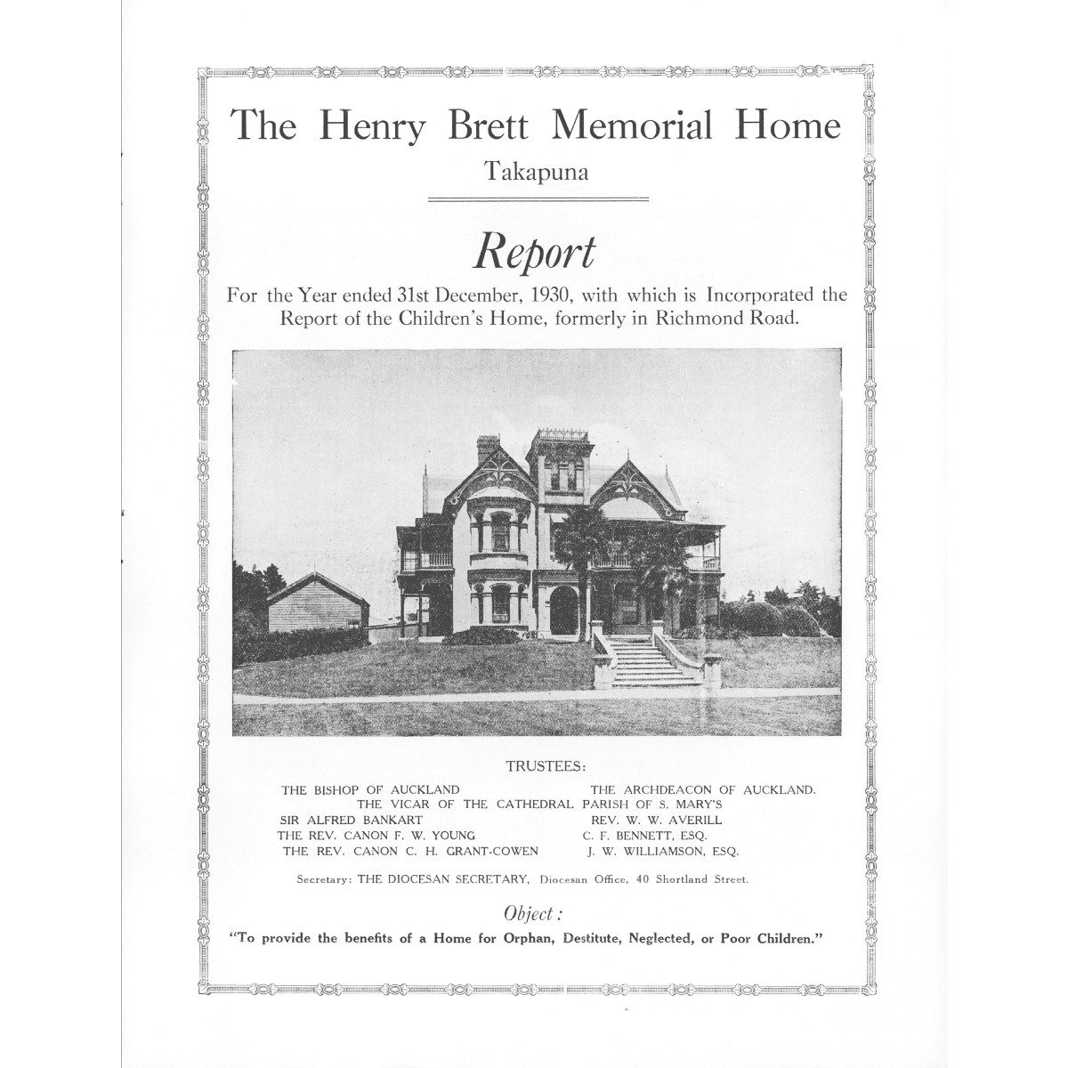 The Henry Brett Memorial Home