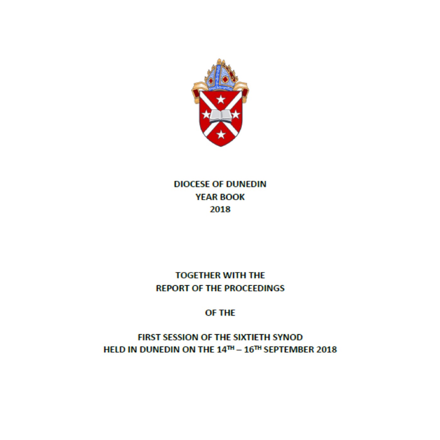 Year Book for the Diocese of Dunedin