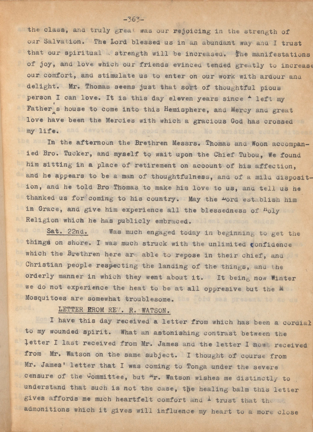 The Journals of John Hobbs