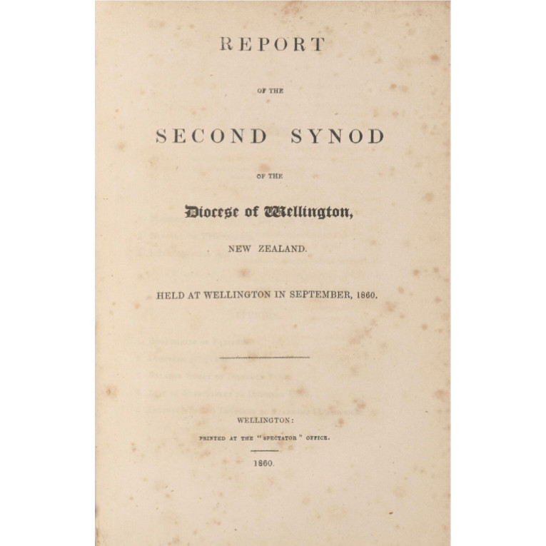 Proceedings of the Synod of the Diocese of Wellington