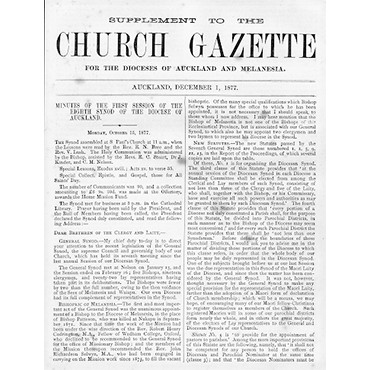Proceedings of the Synod of the Diocese of Auckland